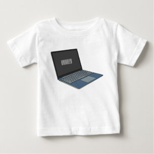 Laptop cartoon illustration baby T-Shirt