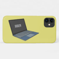 Laptop cartoon illustration