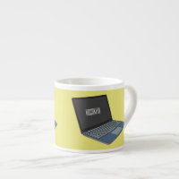 Laptop cartoon illustration 