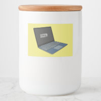 Laptop cartoon illustration 
