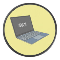 Laptop cartoon illustration 