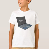Laptop cartoon illustration 