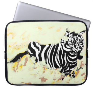 Laptop : Freedom Of The Zebra Sleeve
