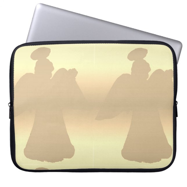 Laptop Sleeve 15": Angels Silhouette (Front)