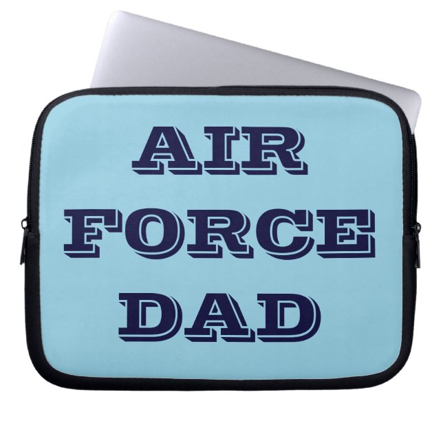 Laptop Sleeve Air Force Dad (Front)