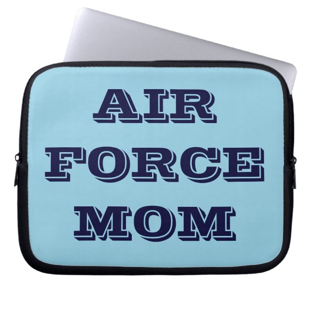 Laptop Sleeve Air Force Mum (Front)
