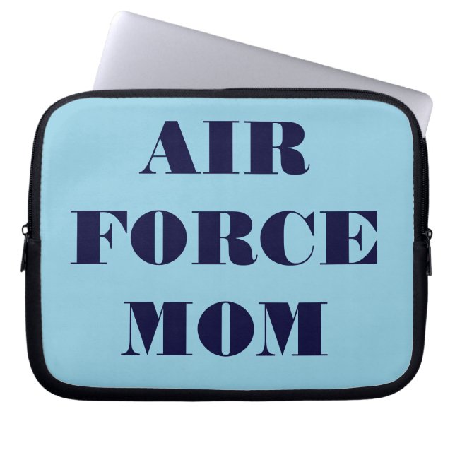 Laptop Sleeve Air Force Mum (Front)