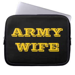 Laptop Sleeve Army Wife