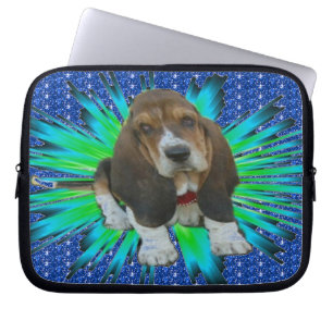 Laptop Sleeve Baby Basset Hound Sheldon
