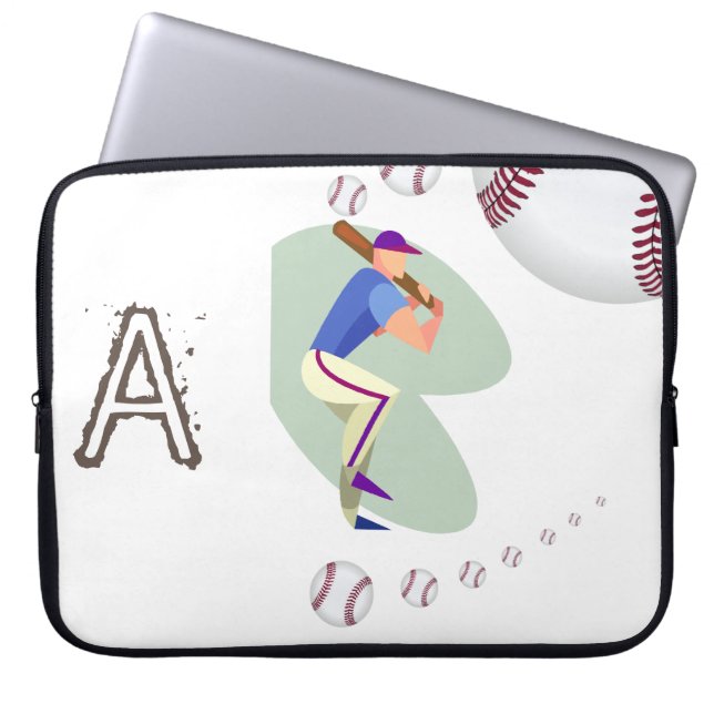 Laptop Sleeve Baseball (Front)