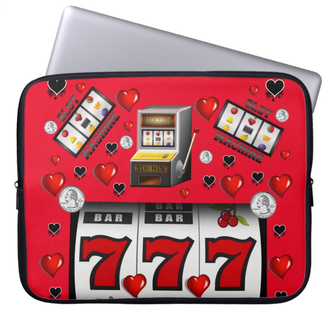 Laptop Sleeve Casino Slot Machine (Front)