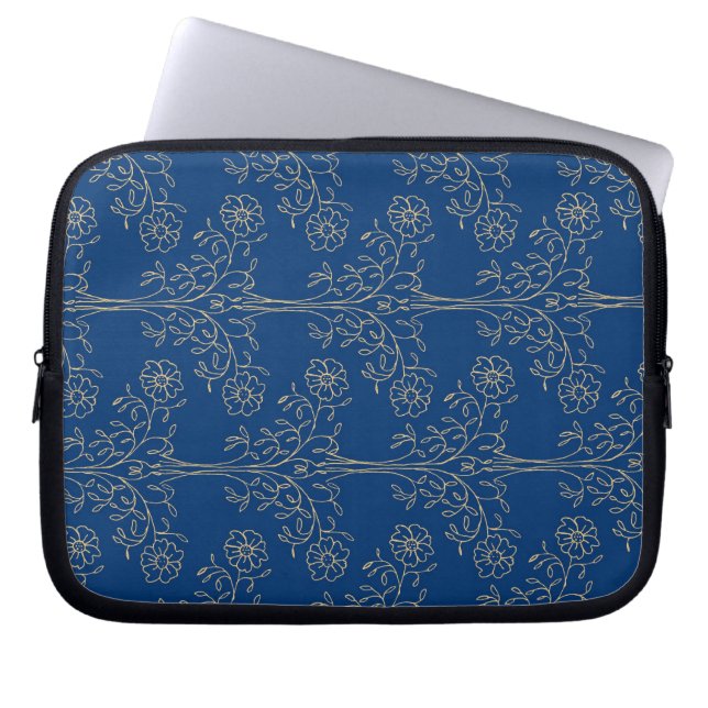 Laptop Sleeve, Dark Blue Laptop Sleeve (Front)