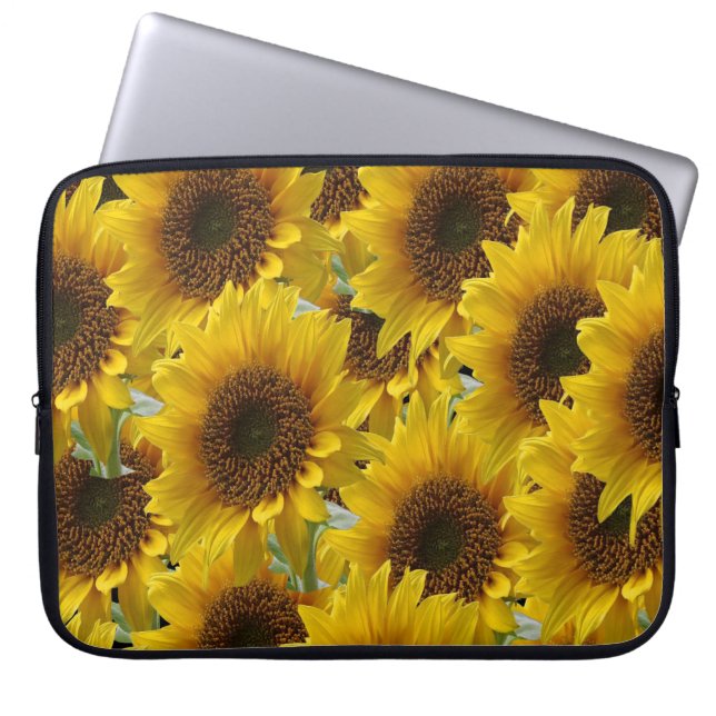 Laptop Sleeve Floral Sunflower (Front)