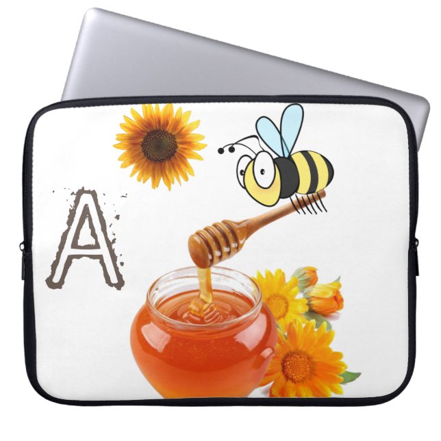 Laptop Sleeve Honey Bee (Front)