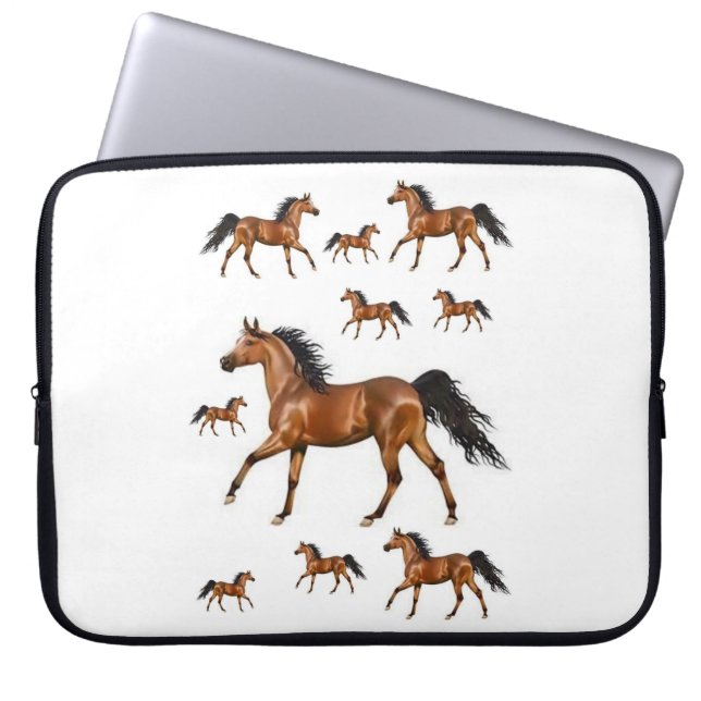 Laptop Sleeve Horses (Front)