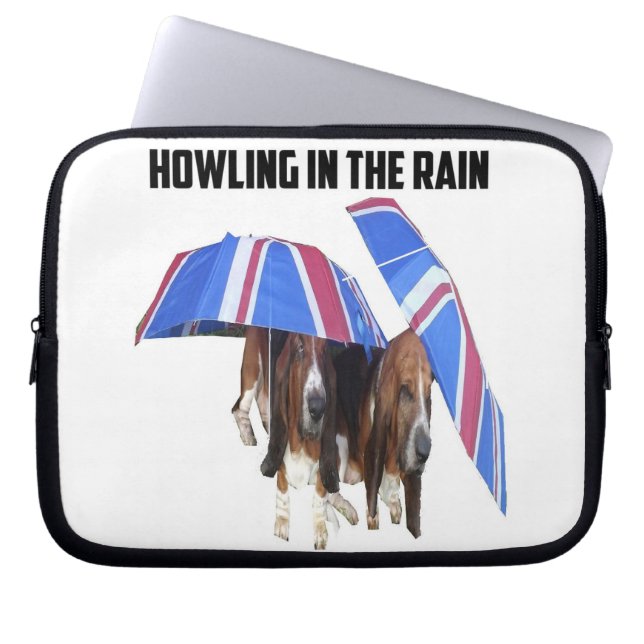 Laptop Sleeve Howling In The Rain (Front)