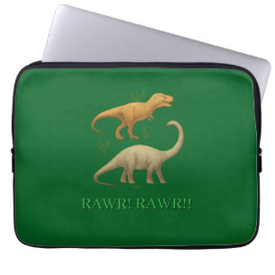 Laptop Sleeve - I Love Dinosaurs Rawr Rawr