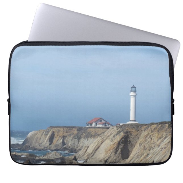 Laptop Sleeve – Lighthouse on Cliff (Front)