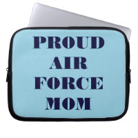 Laptop Sleeve Proud Air Force Mum