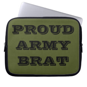 Laptop Sleeve Proud Army Brat