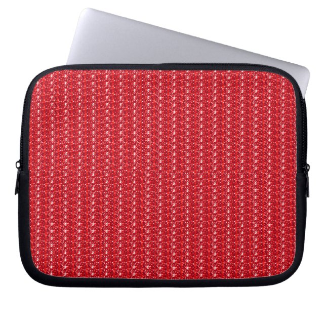 Laptop Sleeve Red Glitter (Front)