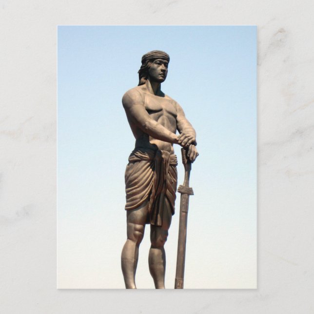 lapu lapu monument postcard (Front)