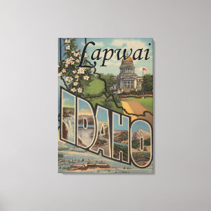 Lapwai, IdahoLarge Letter ScenesLapwai, ID Canvas Print