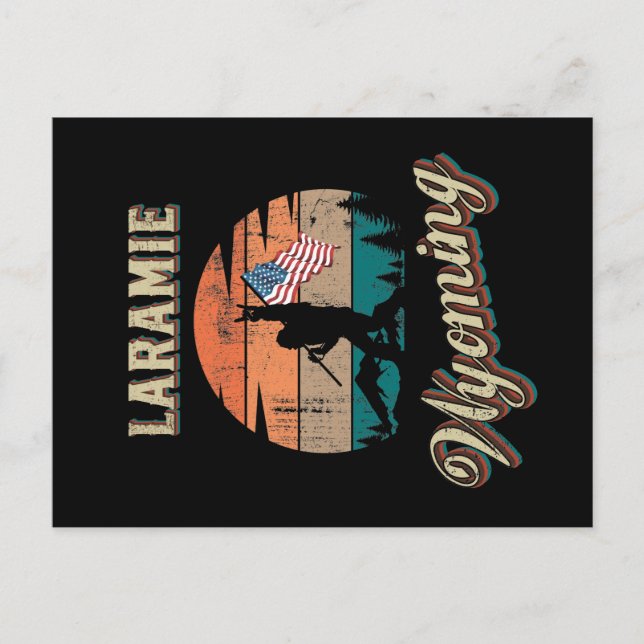 Laramie Wyoming Postcard (Front)