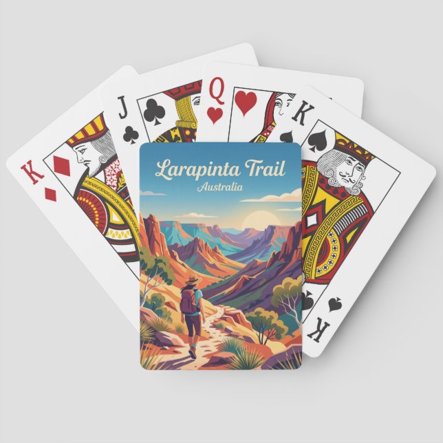 Larapinta Trail Australia Playing Cards (Back)