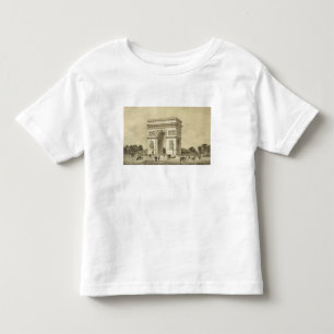 L'Arc de Triomphe, Paris, engraved by Auguste Bry Toddler T-Shirt