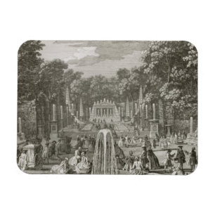 L'Arc de Triomphe, Versailles (engraving) Magnet