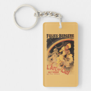 L'Arc-en-Ciel Ballet at Folies-Bergere Key Ring