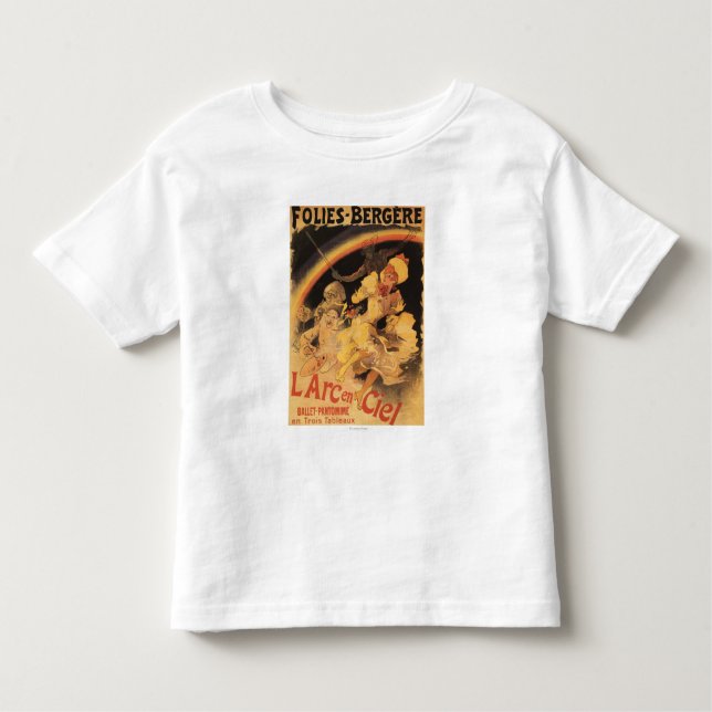 L'Arc-en-Ciel Ballet at Folies-Bergere Toddler T-Shirt (Front)