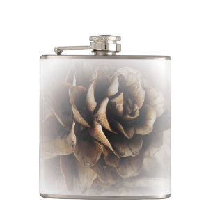 Larch Cone Hip Flask