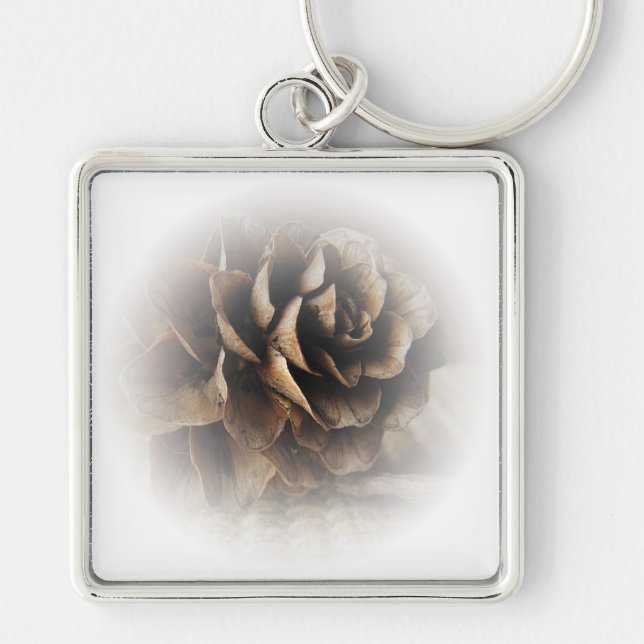 Larch Cone Key Ring (Front)
