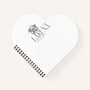 LARENA Artflow – Floral Logo Emblem Notebook