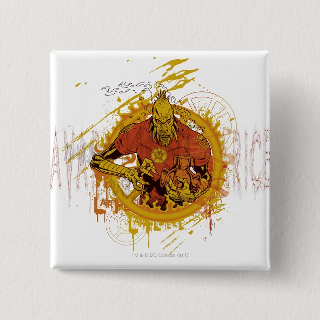 Larfleeze - Agent Orange 14 15 Cm Square Badge (Front)