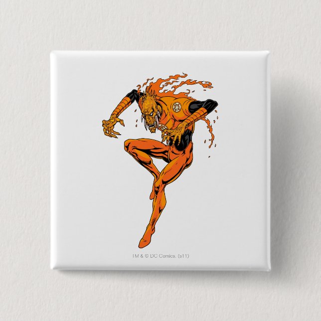 Larfleeze - Agent Orange 1 15 Cm Square Badge (Front)