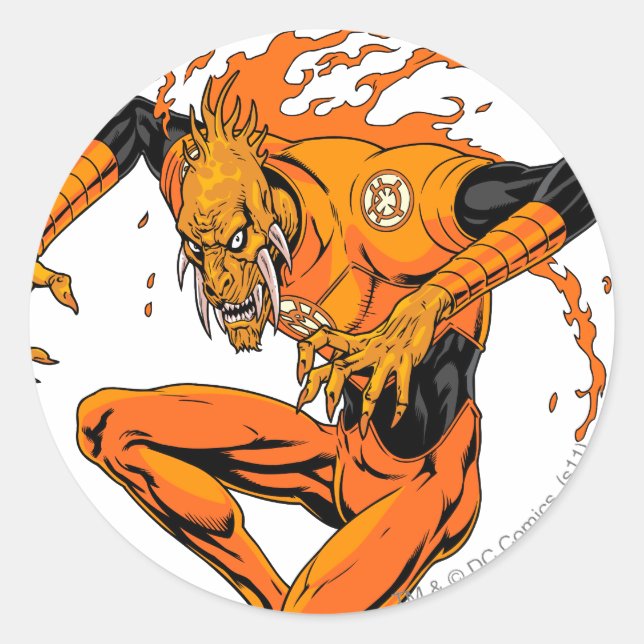 Larfleeze - Agent Orange 1 Classic Round Sticker (Front)
