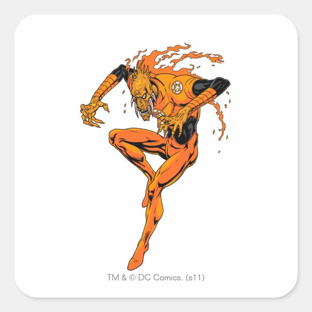 Larfleeze - Agent Orange 1 Square Sticker (Front)