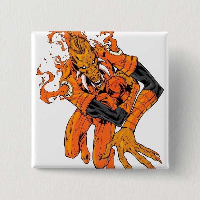 Larfleeze - Agent Orange 7 15 Cm Square Badge (Front)