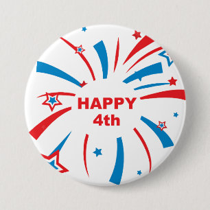 Large, 3 Inch Round Button