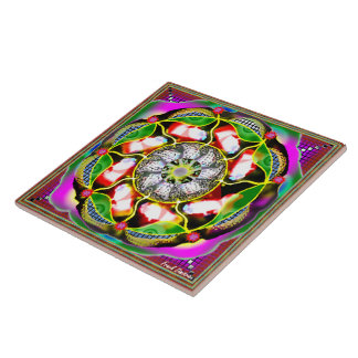 Large (6" X 6") Ceramic Photo Tile