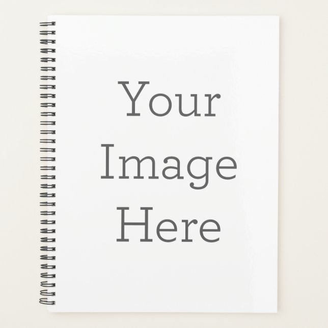 Standard (21.6 cm x 27.9 cm), Soft Cover, Black Spiral Planner (Front)