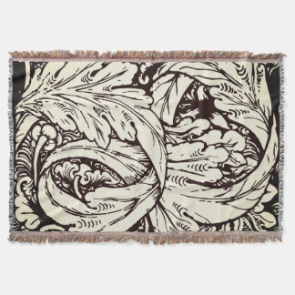 Large Acanthus Leaf Throw Blanket
