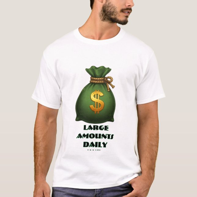 Large Amounts Daily T.R.K Motivation Tees (Front)