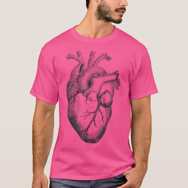 Large Anatomical Heart Shirt Cardiologist Heart Do (Front)