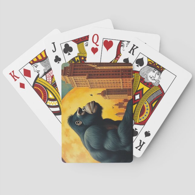 Large Ape  Playing Cards (Back)