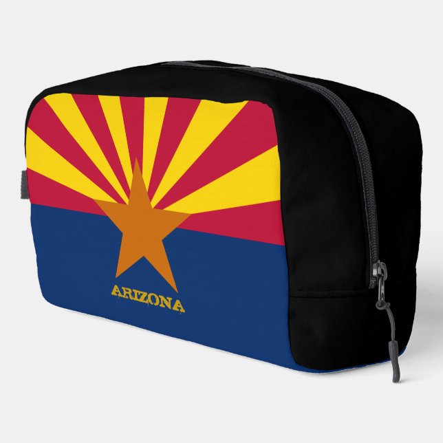 Large Arizona bag, fashion, Arizona flag Dopp Kit (Right Corner)