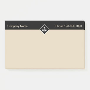 Large Attorney Law Office Post-it Notes